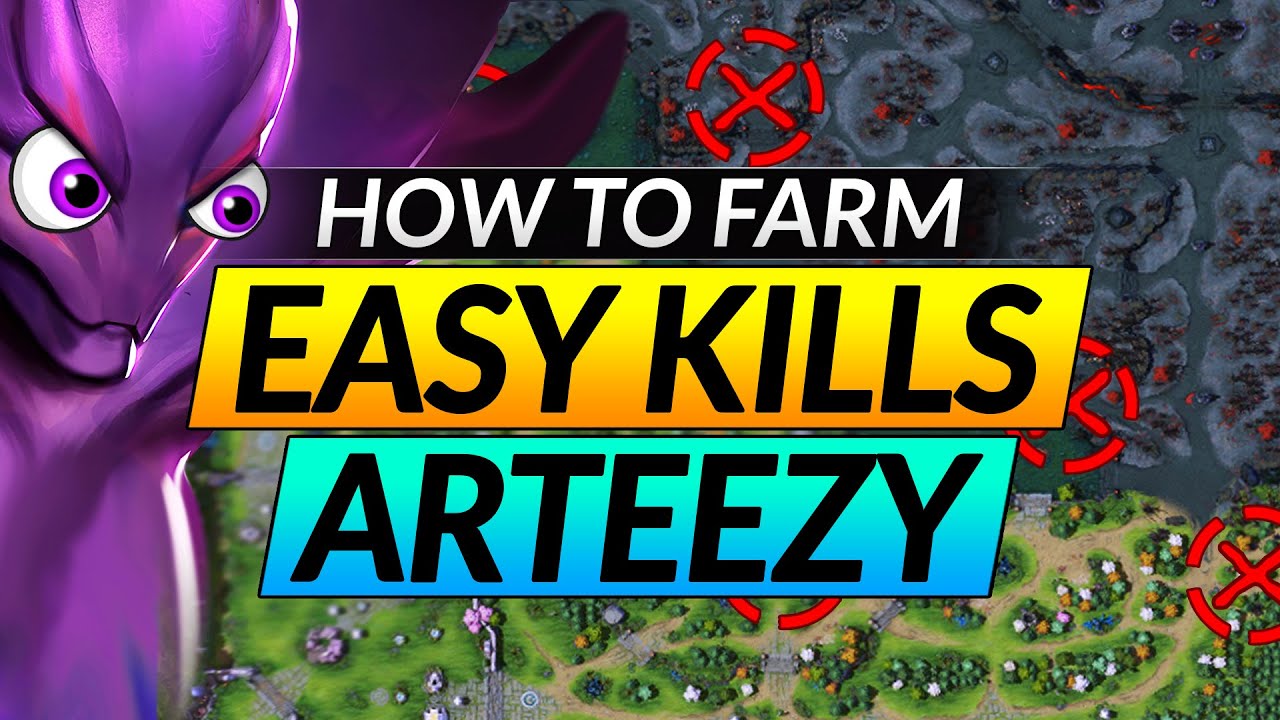 How to FARM EASY KILLS with This MAPHACK TRICK - Arteezy CARRY Spectre Tips - Dota 2 Guide