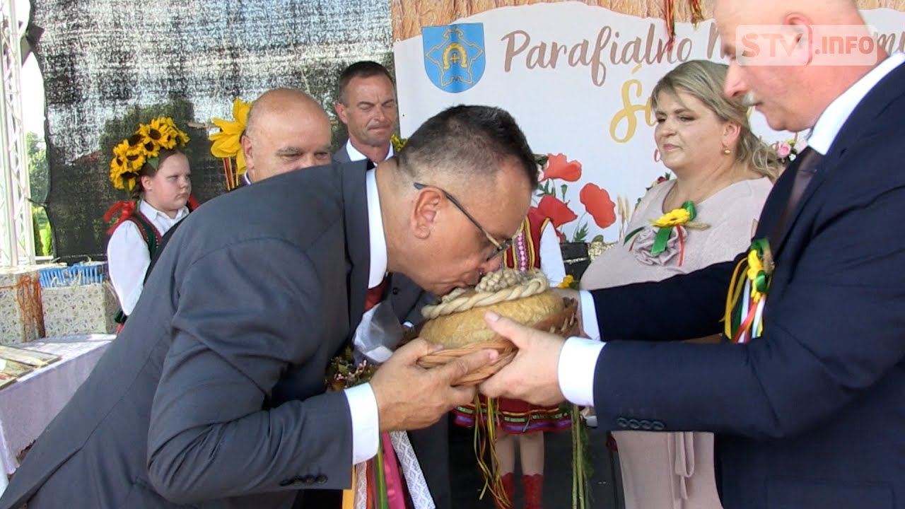 Podniosłe i uroczyste dożynki w Iwaniskach. Pokłony dla rolnik&oacute;w