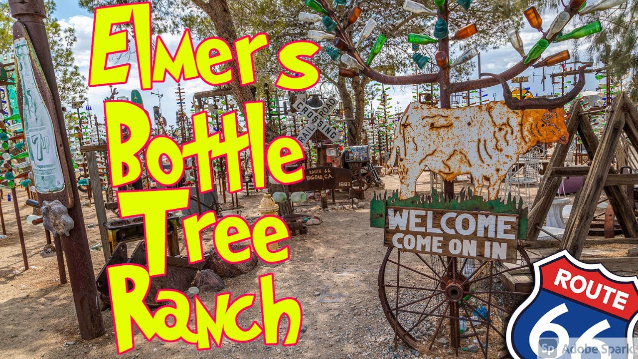 Elmer Long's Bottle Tree Ranch, National Trails Highway, Oro Grande, Route 66