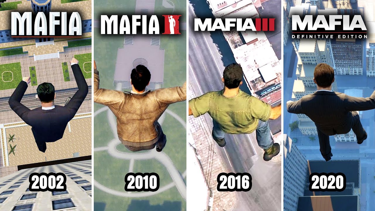 Jumping From the HIGHEST PLACES in Mafia (2002-2020) | Evolution
