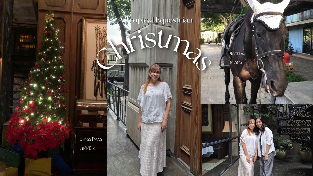 [VLOGMAS] A Very Tropical Equestrian Christmas — Dinner with Friends and a Riding Day at the Stable
