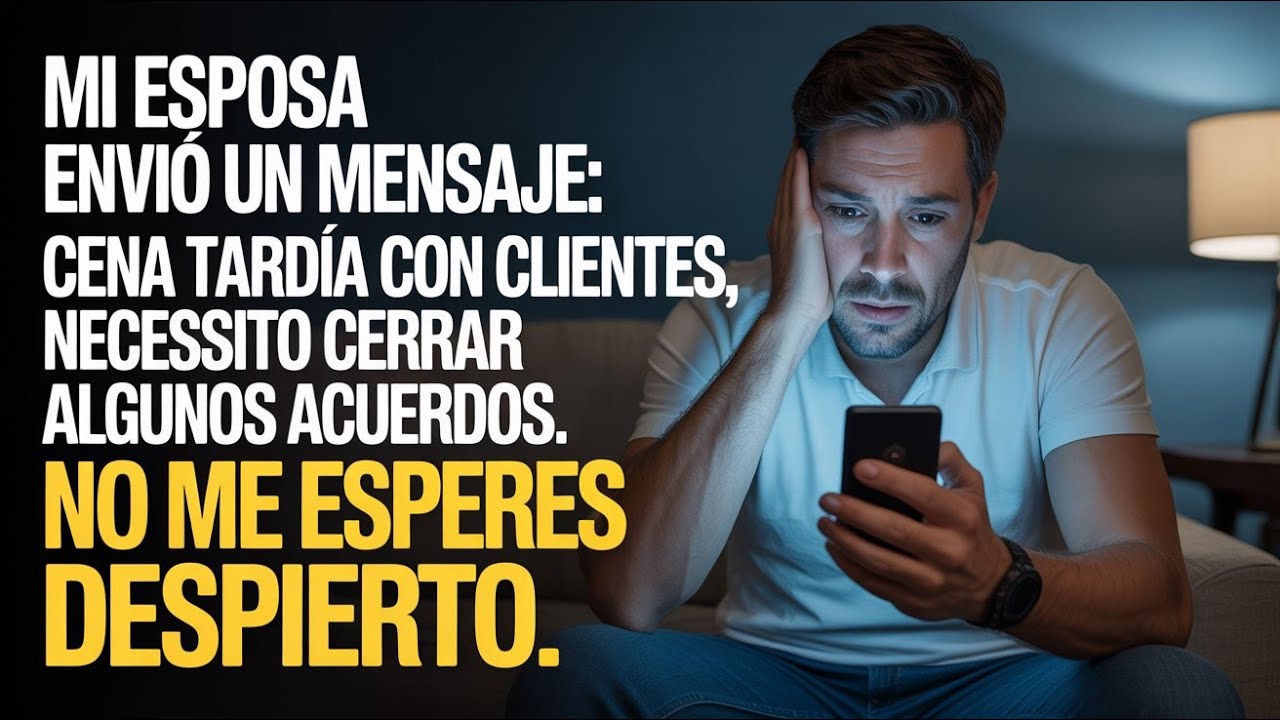 Mi esposa envió un mensaje: 