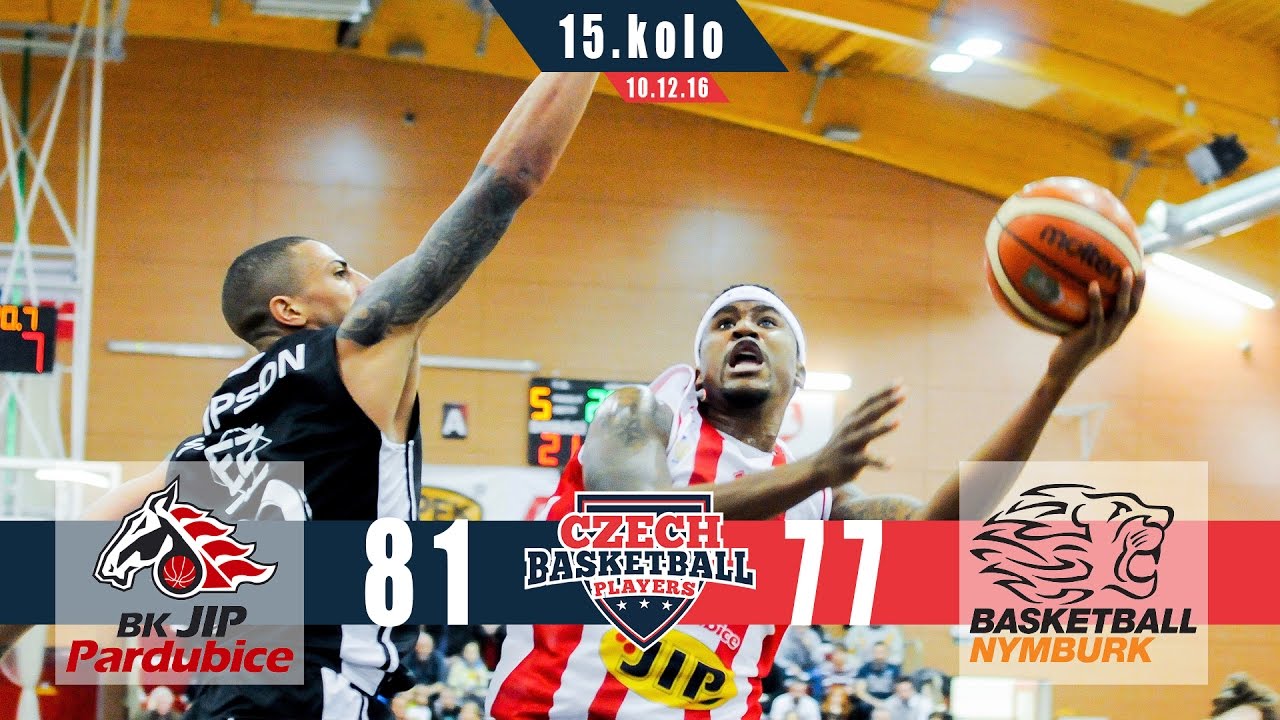 BK JIP Pardubice vs. ČEZ Basketball Nymburk - 10.12.2016 / 81:77