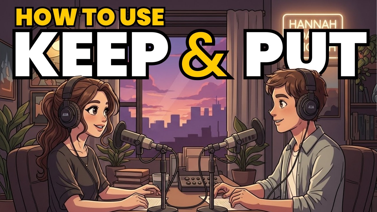 How Native Speakers REALLY Use PUT & KEEP in English | English Podcast for Speaking Fluency
