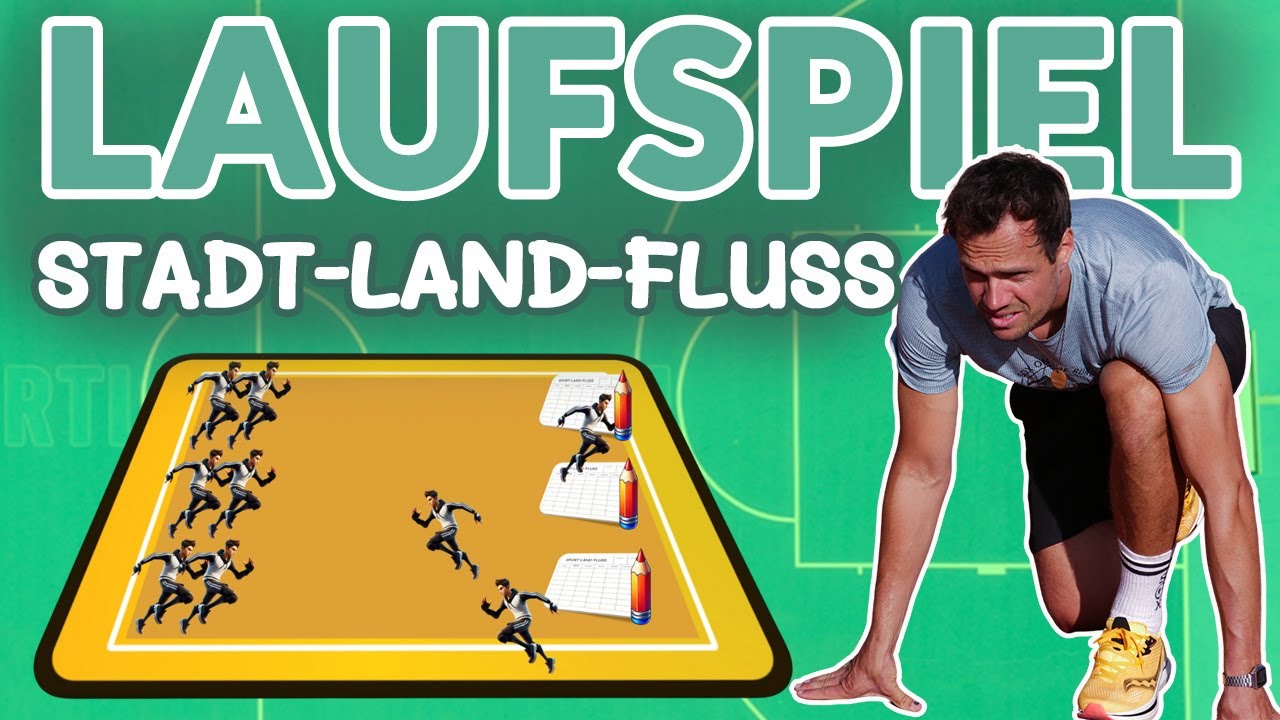 Laufspiel Stadt Land Fluss | Spielerklärung für den Sportunterricht