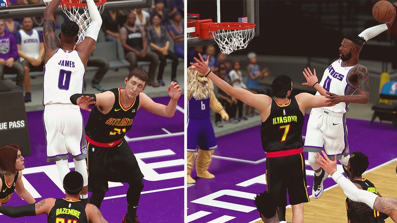NBA 2K18 MyCareer | How Many Posters Can Vert Get?! Crazy Contact Dunk Animations!