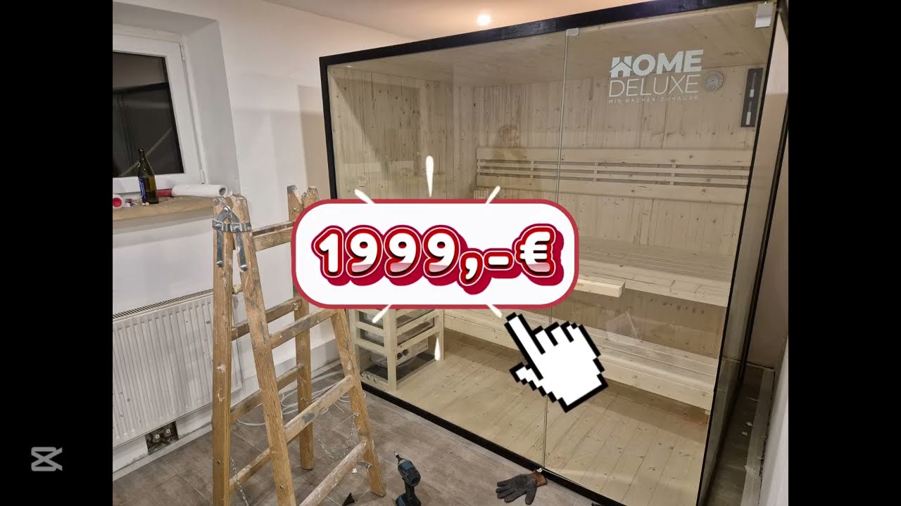 Sauna Shadow XL von Home Deluxe Selbsteinbau und pers&ouml;nliches Feedback