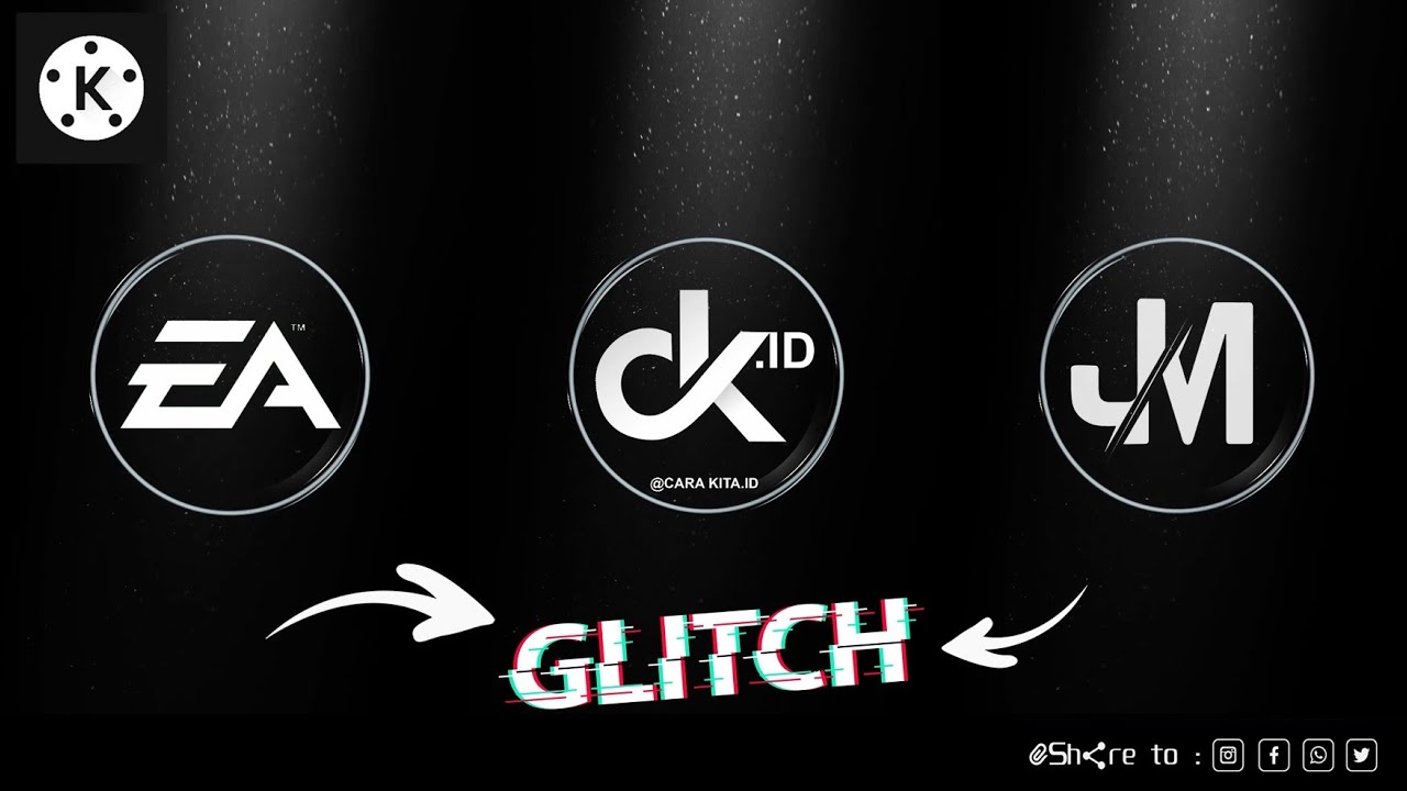 CARA MEMBUAT INTRO YOUTUBE KEREN 3D EFFEK GLITCH || Tutorial Kinemaster Bahasa Indonesia
