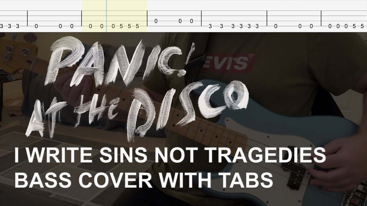 Panic! at the Disco - I Write Sins Not Tragedies (Bass Cover with Tabs)