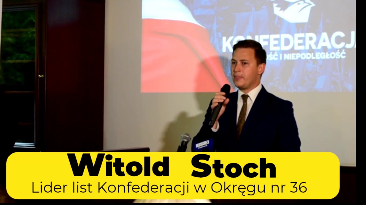 Witold Stoch: Konfederacja wprowadzi bon oświatowy i bon kulturalny!