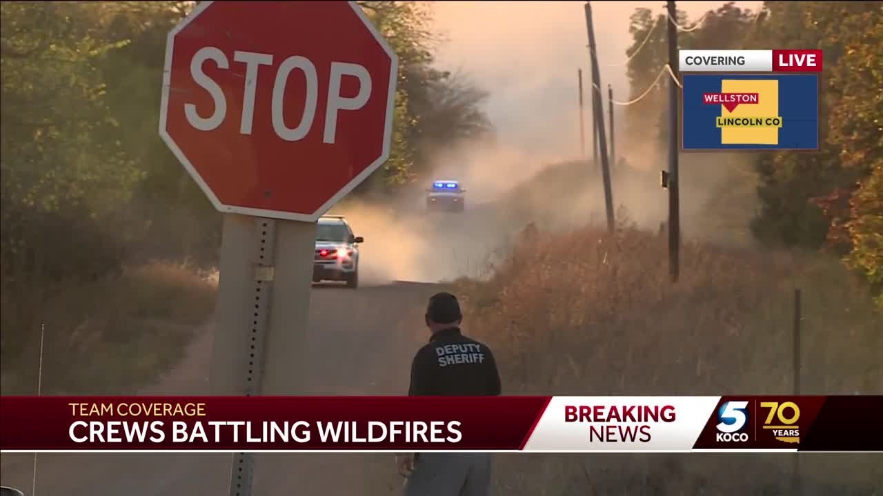 Evacuation order issued for wildfire near Wellston