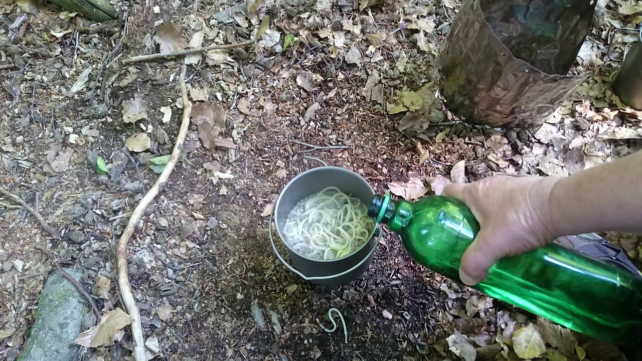 Spaghetti Bolognese im Wald ultraleicht  2019-06-03