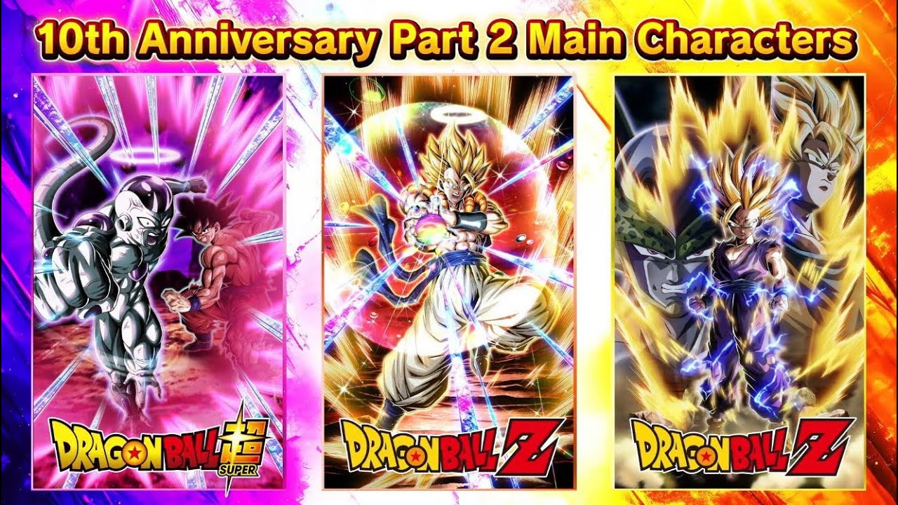 PART 2 LRs 10th ANNIVERSARY REVEALED | Dragon Ball Z Dokkan Battle
