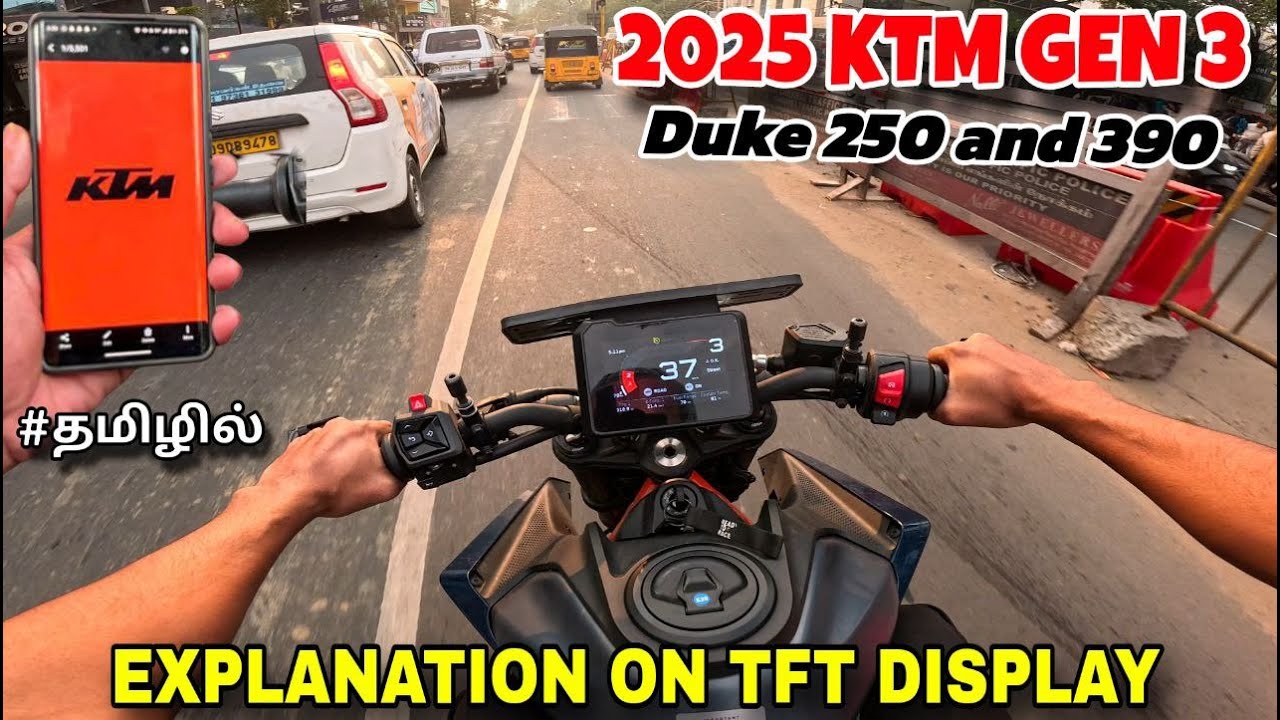 Gen 3 KTM DUKE 390 and 250❤️‍🔥 | TFT Meter😱 All Features & Connectivity Explain🤯 | Ebony Black 250