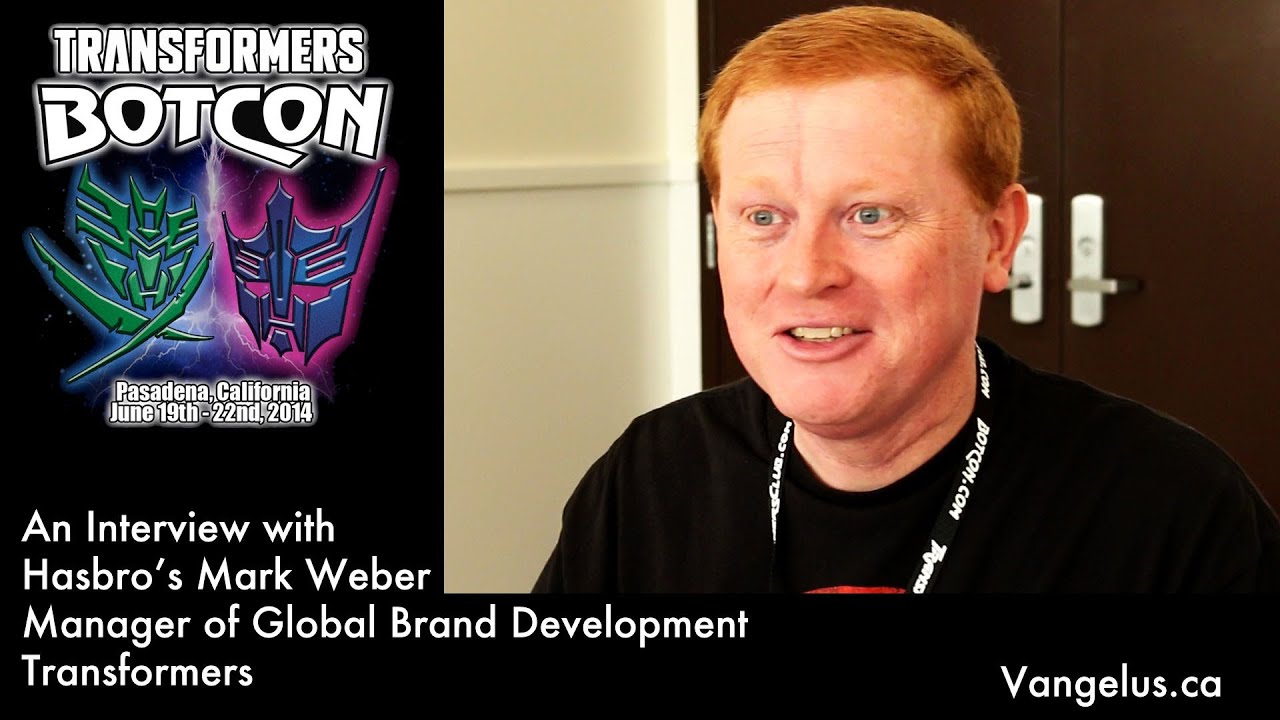 Botcon 2014 Interview - Hasbro's Mark Weber - Transformers Manager of Global Brand Development