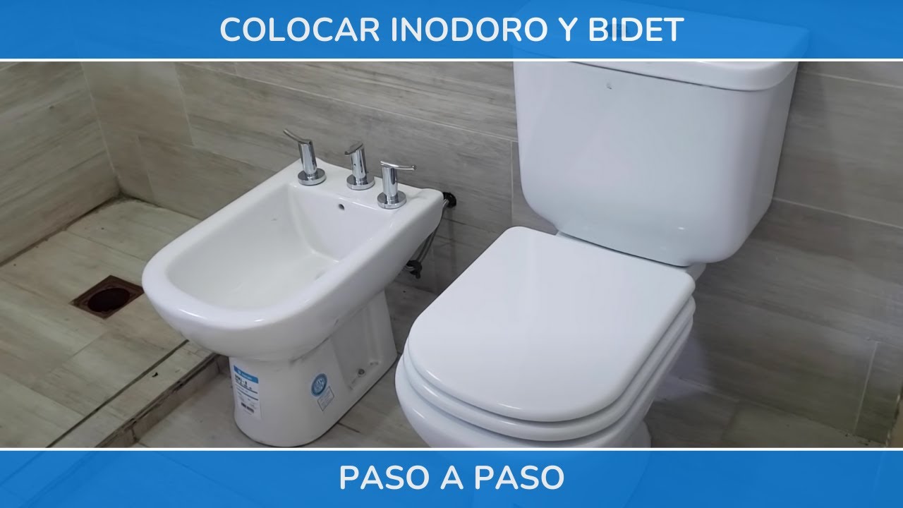 Como instalar inodoro y bidet en un ba&ntilde;o