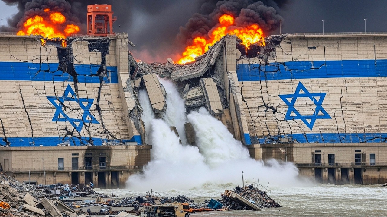 ISRAEL KRISIS AIR MINUM‼️Rudal Iran Hancurkan Bendungan Utama, 2 Juta Warga Israel Kehausan Total