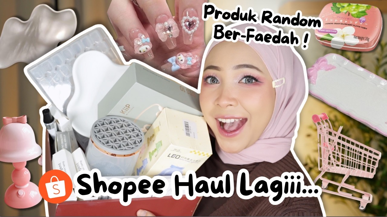 RANDOM HAUL SHOPEE !! Gak Kepikiran tapi Penting loh. Racun Pernak-Pernik Lucu ! Sampai Permen Wangi