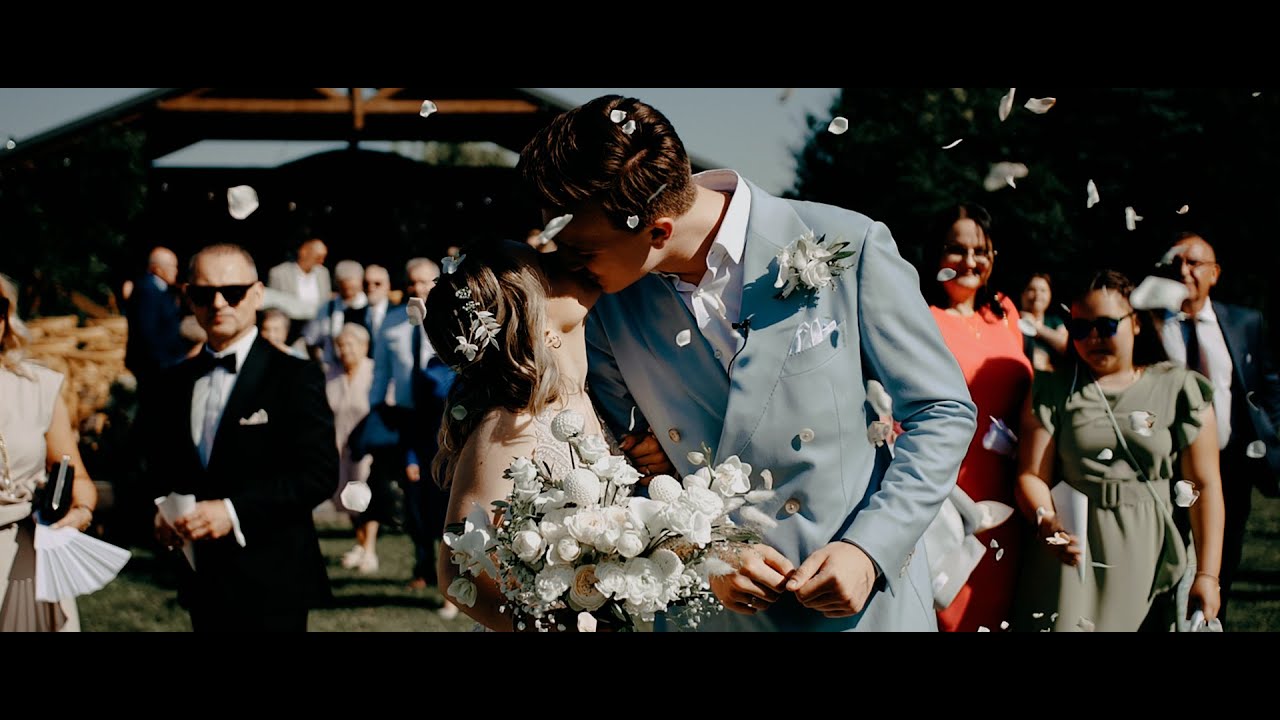 Film ślubny - ślub kościelny z plenerową ceremonią w Dworzyszcze Wola wraz z Kasią i Szymonem | LF