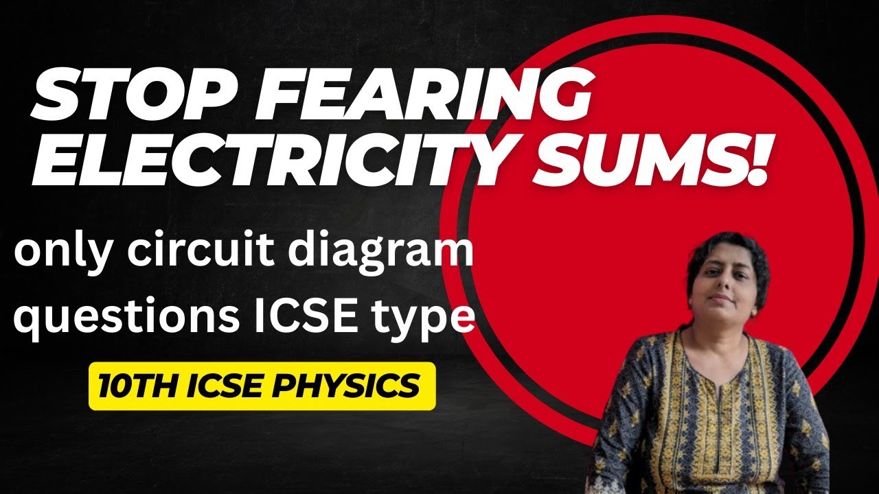 Circuit diagram sums for boards |Electricity | ICSE | CBSE |Physics | Ohm's law sums