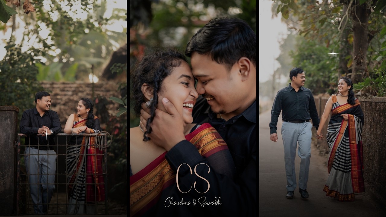A Misty Marmalade || Retro Kinda Glimpse of Chandana & Saurabh