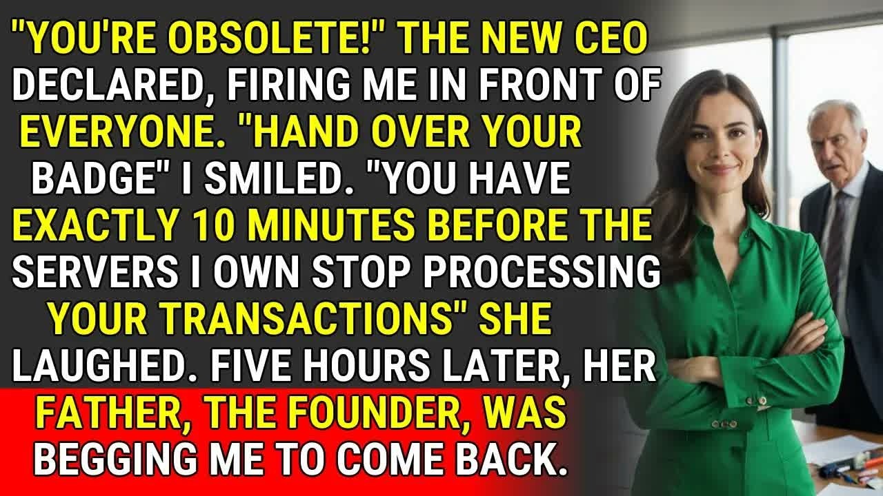 They Fired Me as 'Obsolete'—I Owned Their Servers ♟️ ｜ Corporate Justice