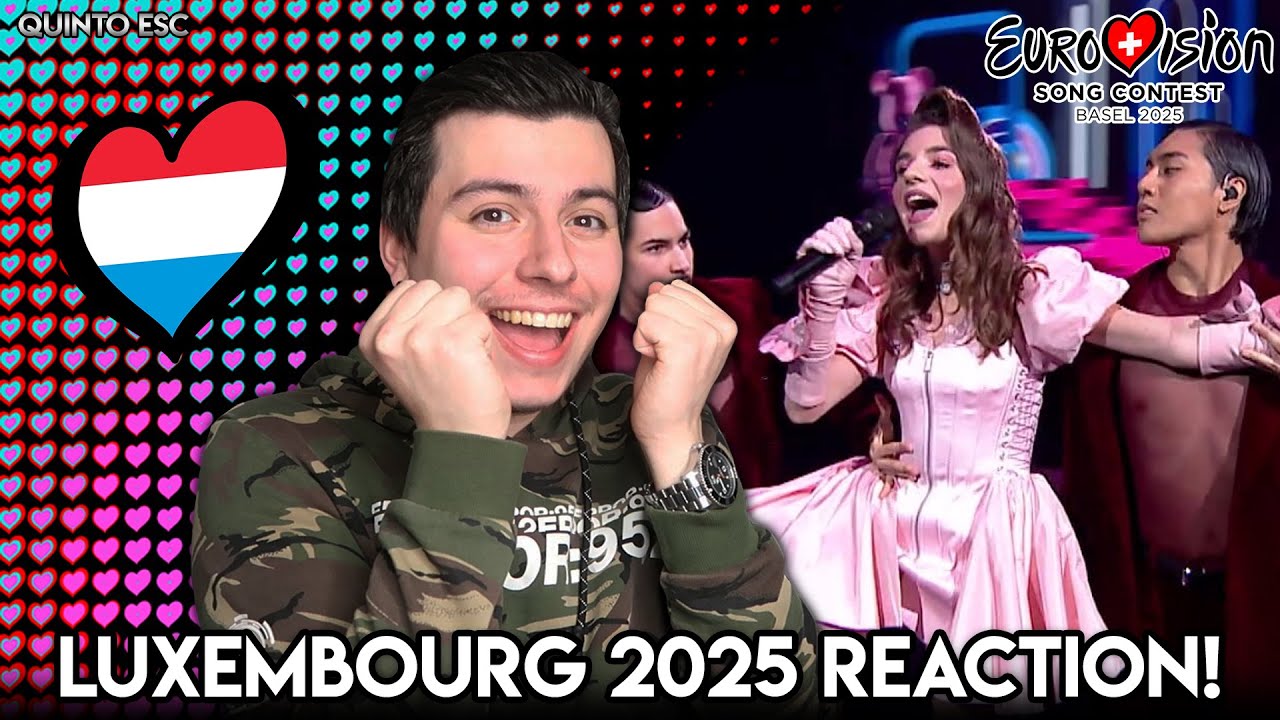 Laura Thorn - La Poupée Monte Le Son Reaction - Eurovision 2025(Luxembourg) - Quinto ESC