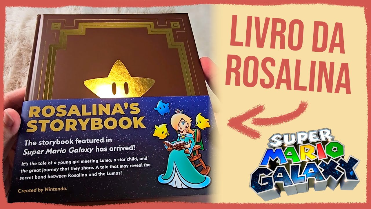 COMPREI O LIVRO DA ROSALINA - SUPER MARIO GALAXY
