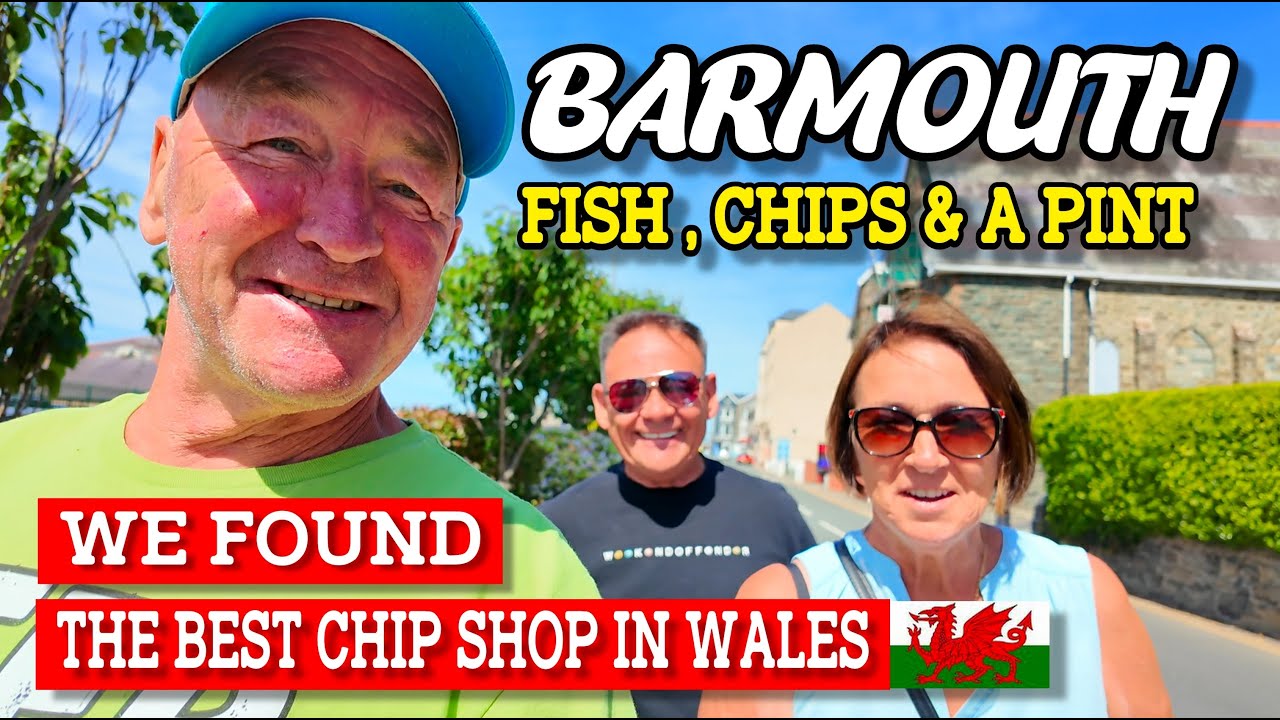 BARMOUTH WALES.  Pubs & Fish & Chips in The Welsh Coastal Town.