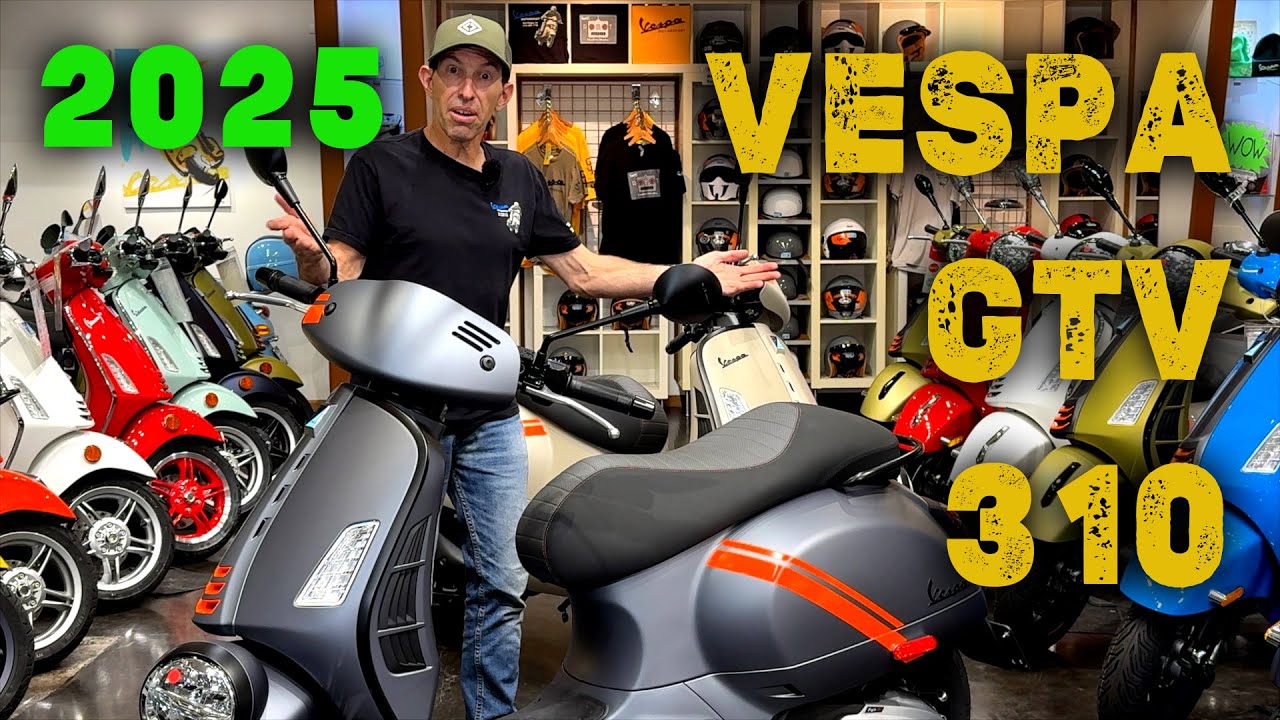What’s New for the 2025 Vespa GTV 310