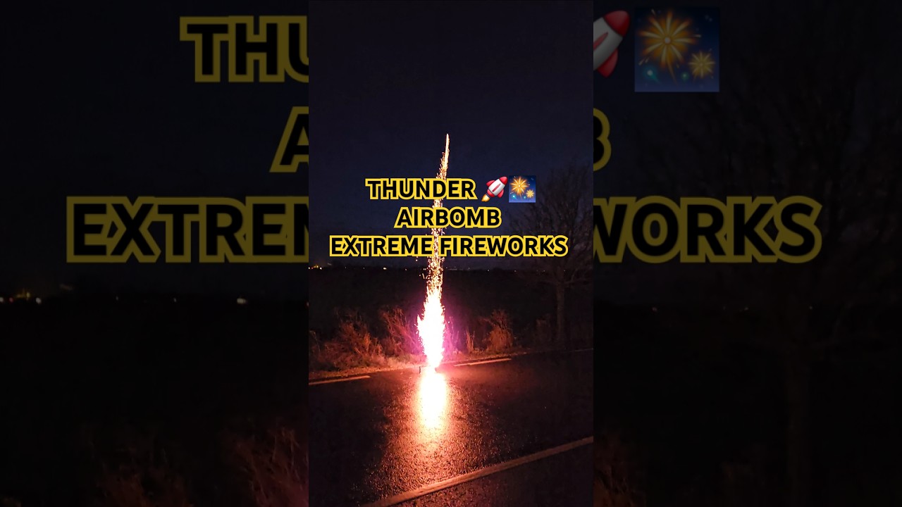 Fyrverkeri Thunder airbomb, Extreme Fireworks 🚀🎆 // Oneshot 