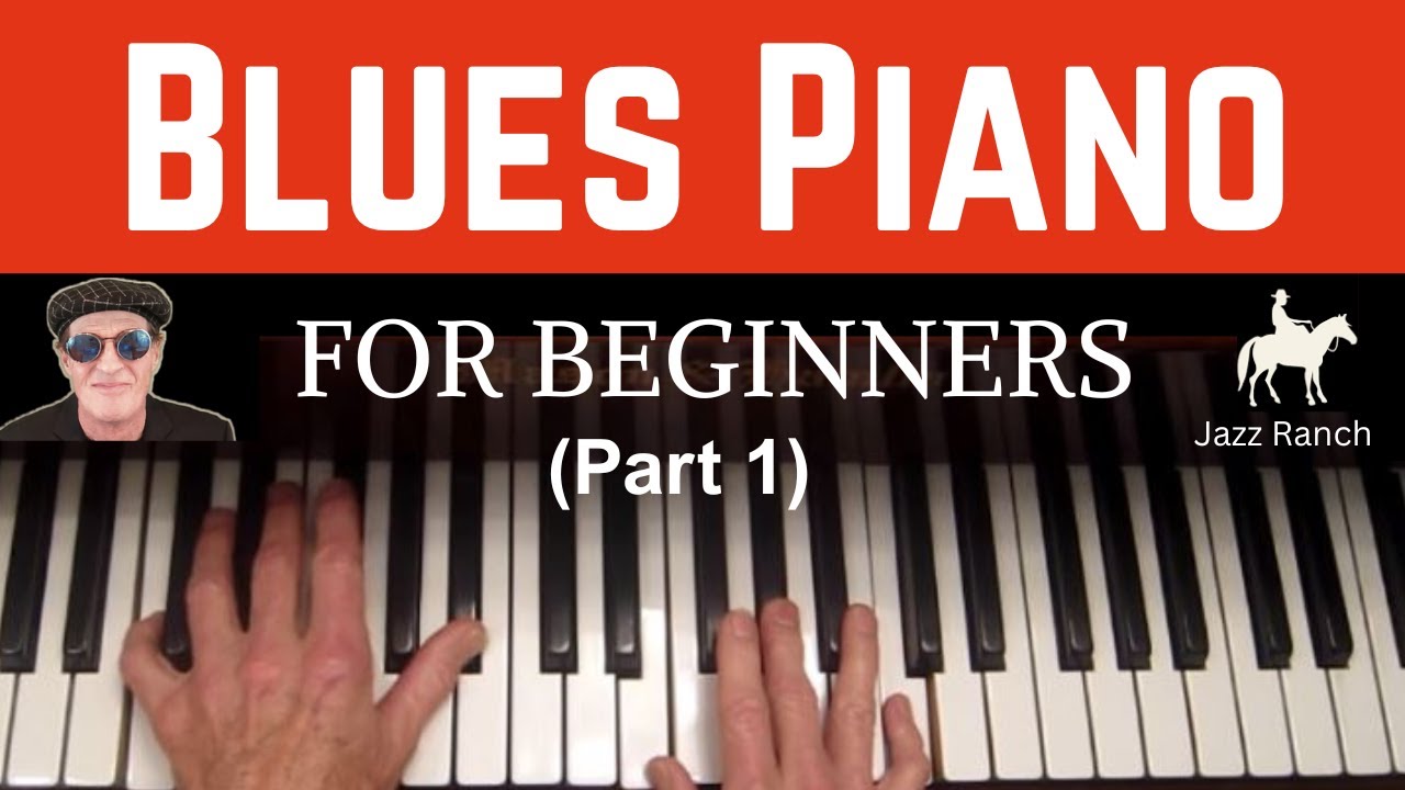 HOW TO PLAY BLUES PIANO: (part 1) Easy start to improvising on a blues progression and blues scale.