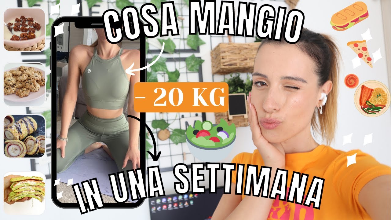 COSA MANGIO IN UNA SETTIMANA 🍰🥣 DIETA INSIEME