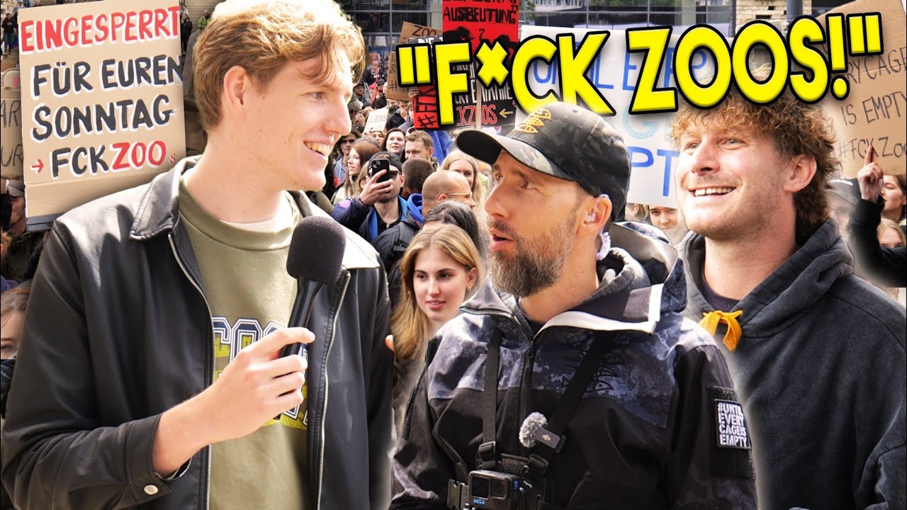 Die GRÖßTE ANTI-ZOO DEMO der WELT (eskaliert‼️)