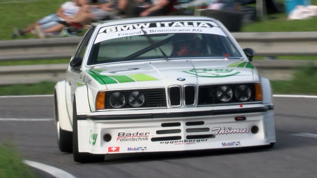 Pure Loud Sound, BMW 635 CSI Gruppe 2, 360HP, with full Onboard at Swiss Hillclimb Gurnigel 2015