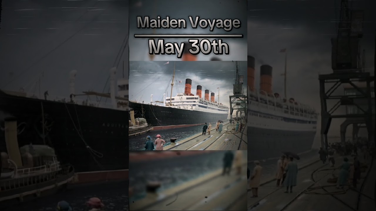 Evolution Of The RMS Aquitania || #titanic #britannic #kapal #kapaltitanic #atlantic #history