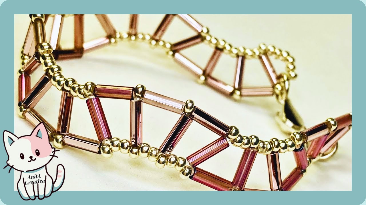 📢 Pulseras con CANUTILLOS y Mostacillas PASO a PASO