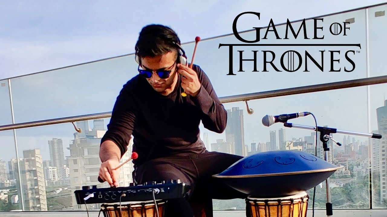 Game of Thrones Theme Live Looping Handpan India Cover - (Ravvast Drum) Relaxing - Yoga - Chill