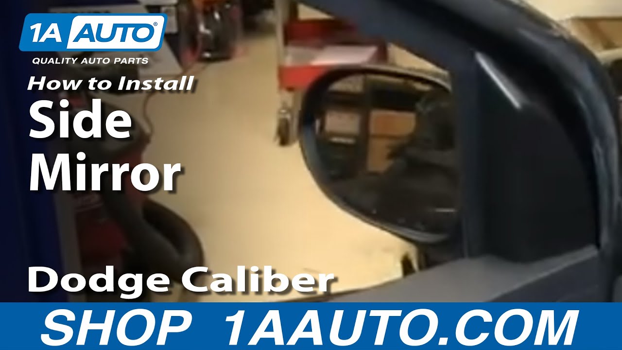 How To Replace Side Rear View Mirror 07-12 Dodge Caliber