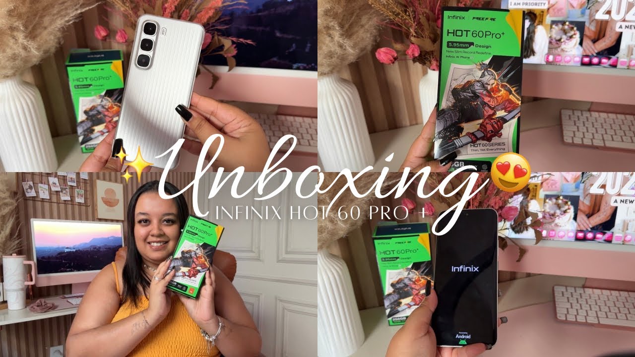 UNBOXING DO MEU CELULAR NOVO! 😍 | Infinix Hot 60 Pro +