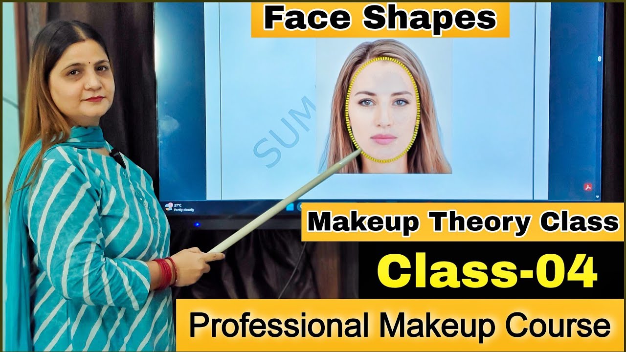 Professional Makeup Class Day 04 | How to identify & for contouring your face shape | Face shapes 