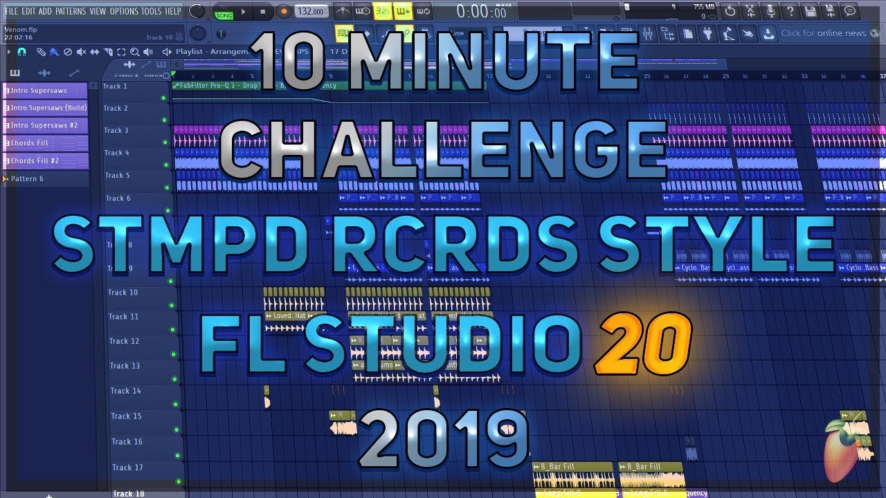 10 Minute Challenge #5 | STMPD RCRDS Style Drop In 10 Minutes | FL Studio 20 | 2019
