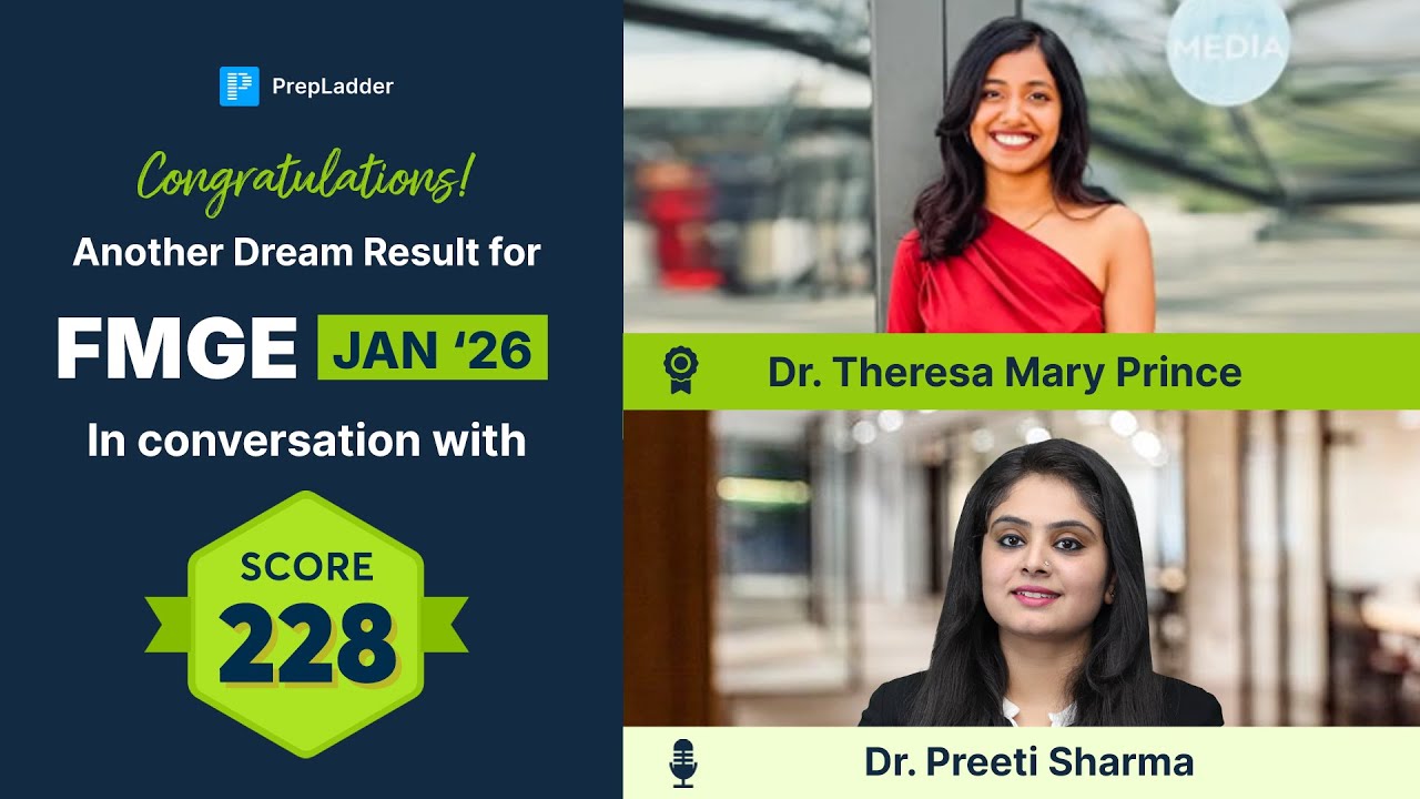 228 in FMGE 😱 | Dr. Theresa Reveals How to ACTUALLY Use PrepLadder