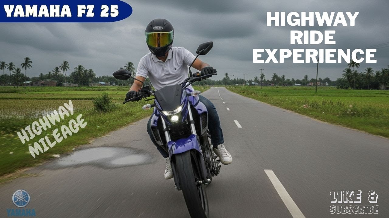Highway Ride Experience with YAMAHA FZ25 | 44KMPL on Highway