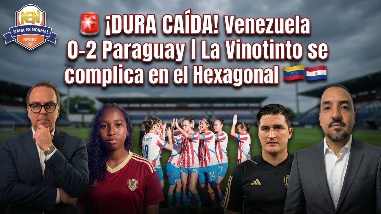 🚨 ¡DURA CAÍDA! Venezuela 0-2 Paraguay | La Vinotinto se complica en el Hexagonal 🇻🇪🇵🇾