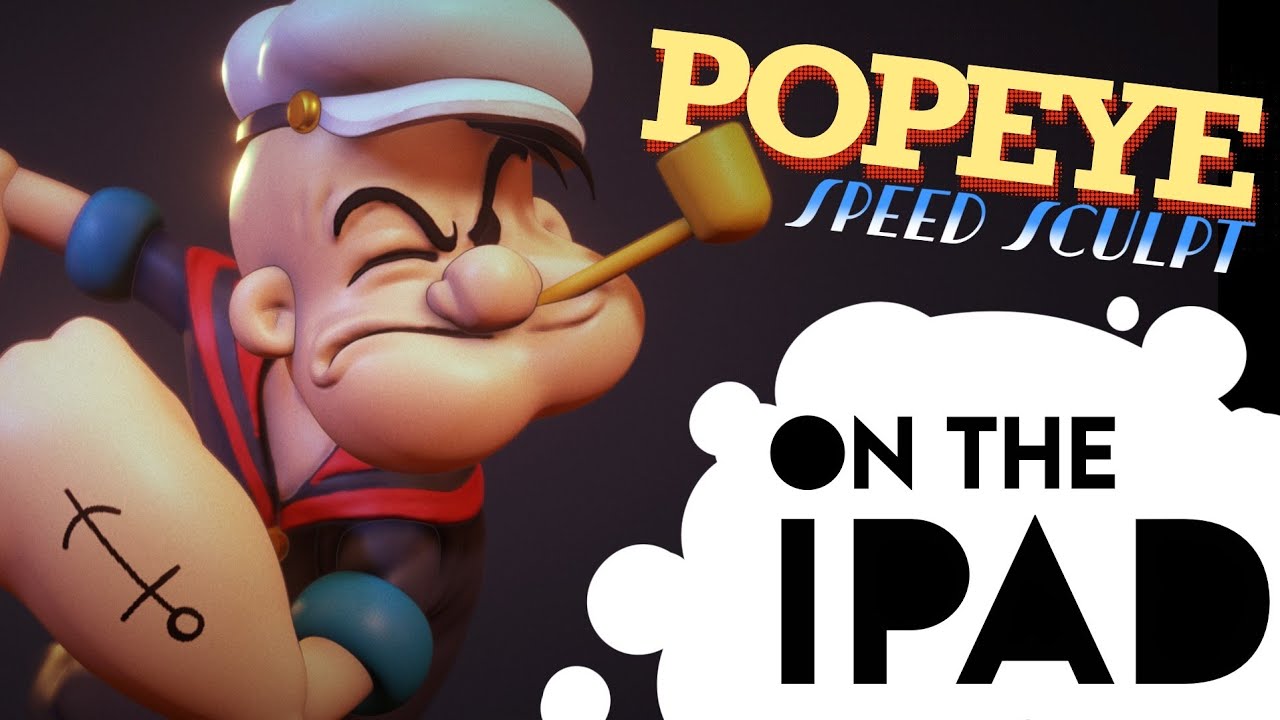 Popeye Speed Sculpt on the iPad | Nomad
