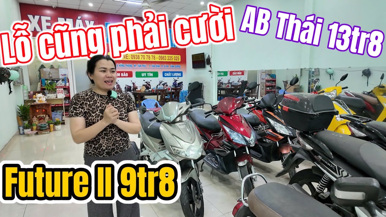 Xe cũ rẻ chưa từng Future 2 9tr8 Ab Thái 13tr8 SH Ý 28tr5 nhiều tay ga góp 0đ tại Mạnh Loan Dĩ An