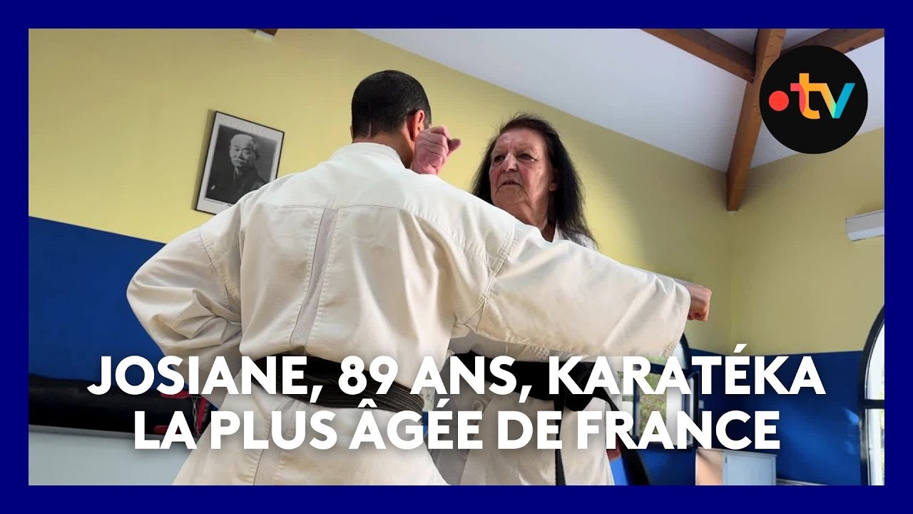 À 89 ans, Josiane, ceinture noire de karaté, est la karatéka la plus âgée de France