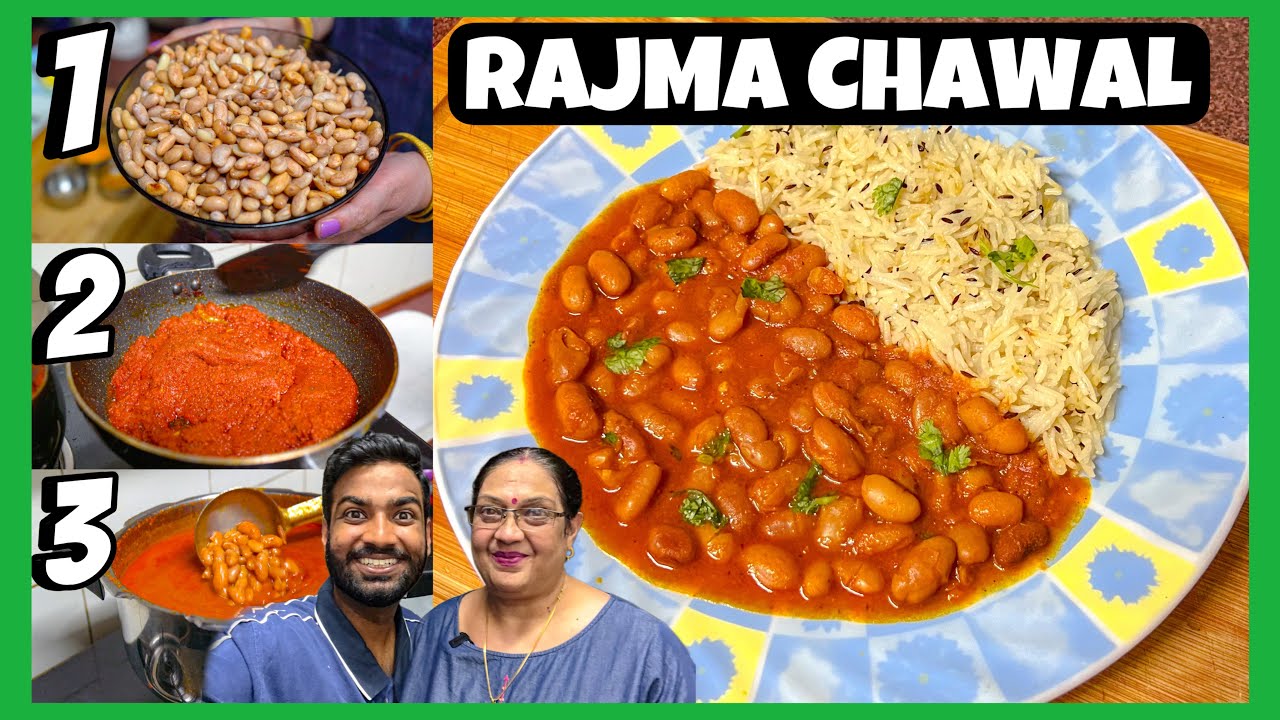 Punjabi Rajma Chawal Recipe By Mom | Chitra Rajma Recipe | Cooking Paaji