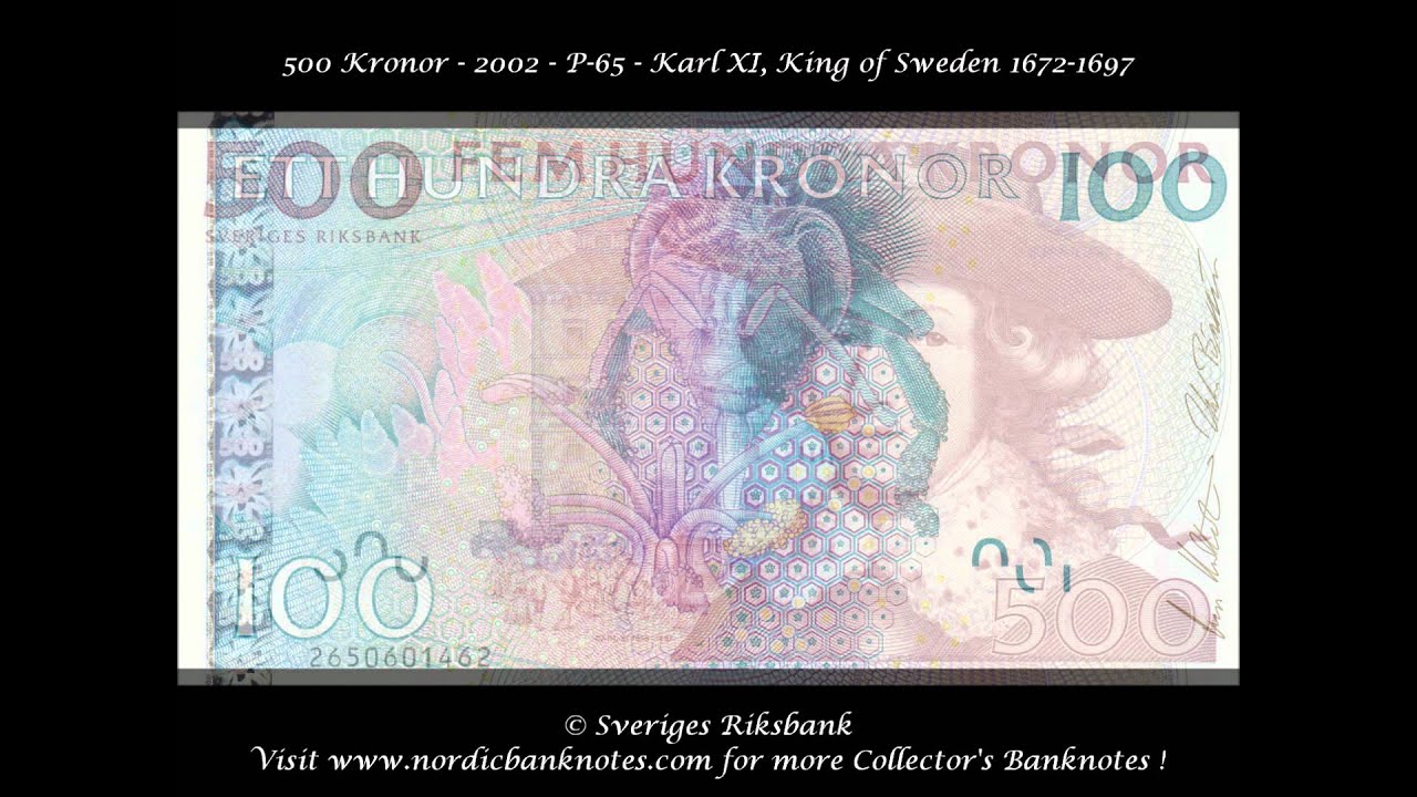Sweden - Banknotes, Swedish Currency (Actual Issue)